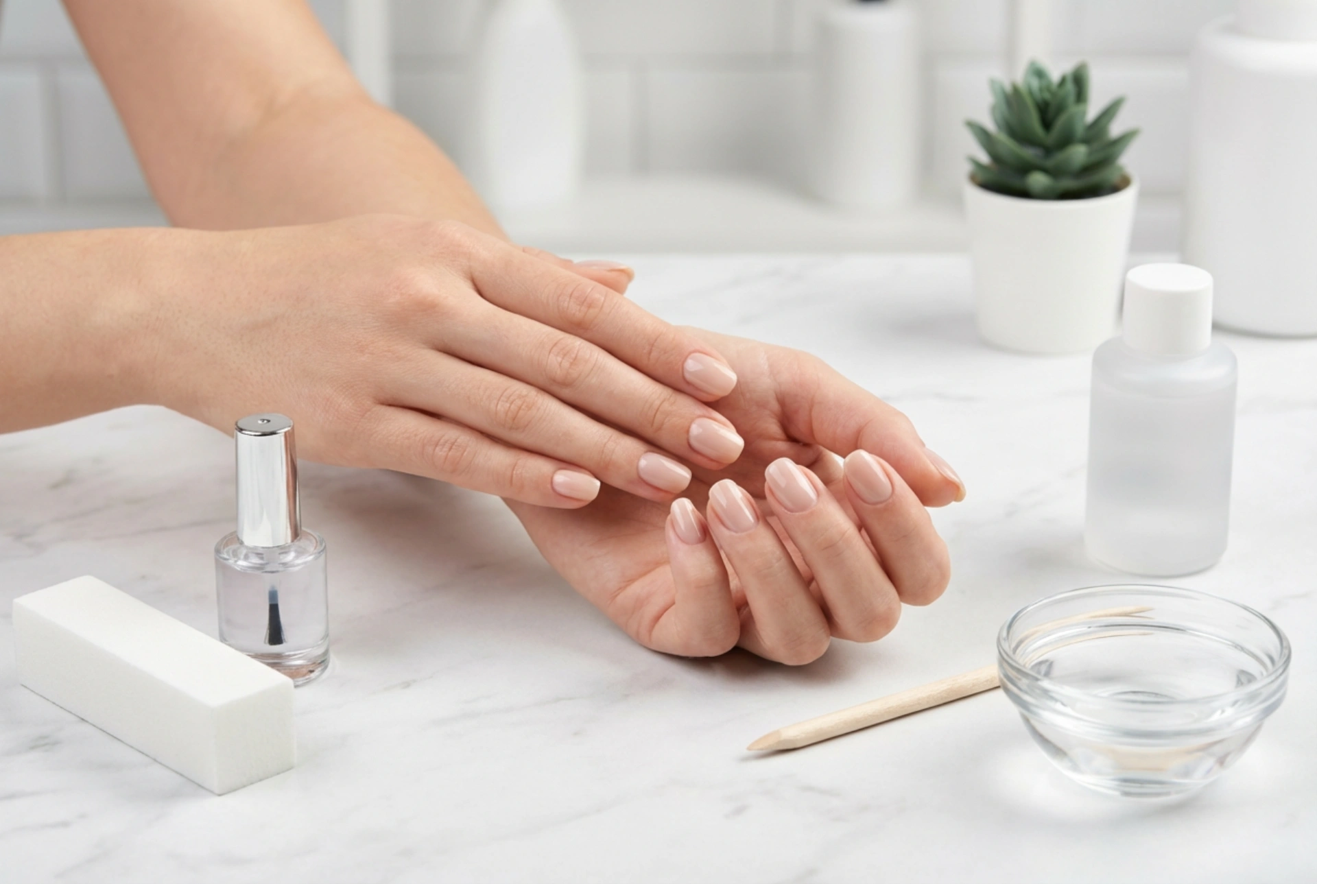 Manicura híbrida: guía desde la preparación hasta la retirada