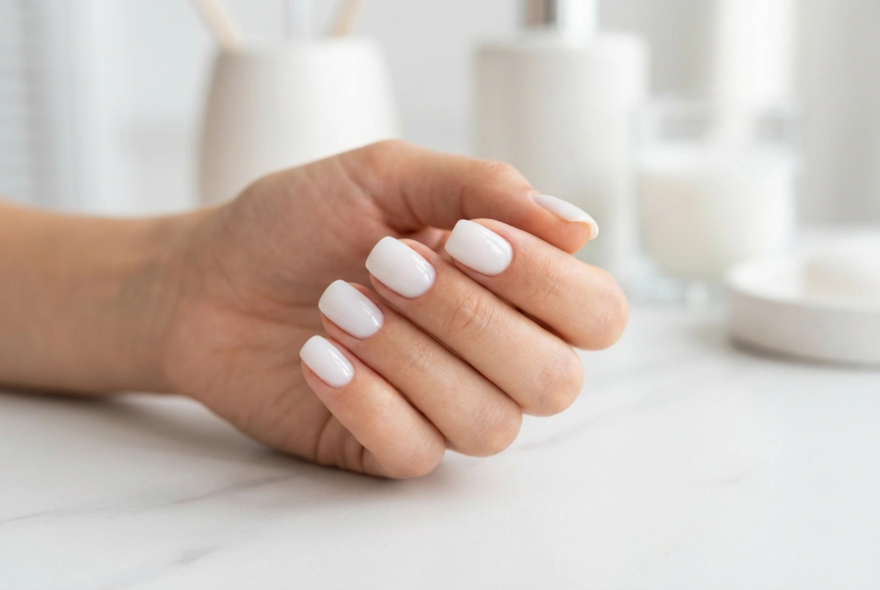 Esmalte de uñas semipermanente lechoso: cómo evitar las rayas y lograr un efecto de superficie lechosa
