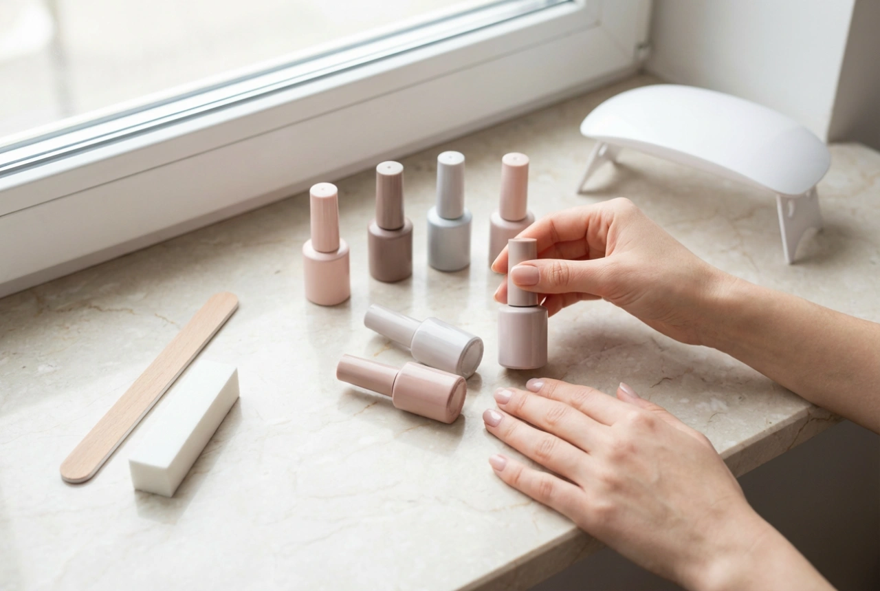 Esmaltes semipermanentes para principiantes: elección, preparación de la uña, curado