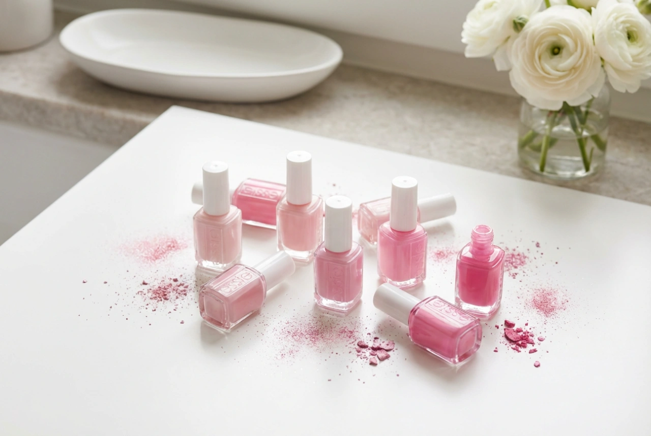 Esmalte semipermanente rosa: tonos, cobertura y acabados elegantes