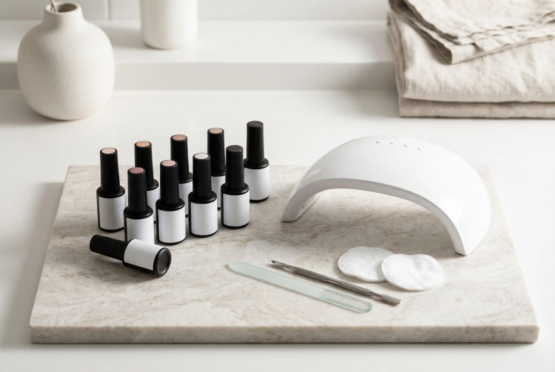 Esmalte de uñas semipermanente: preparación de la uña, capas y curado
