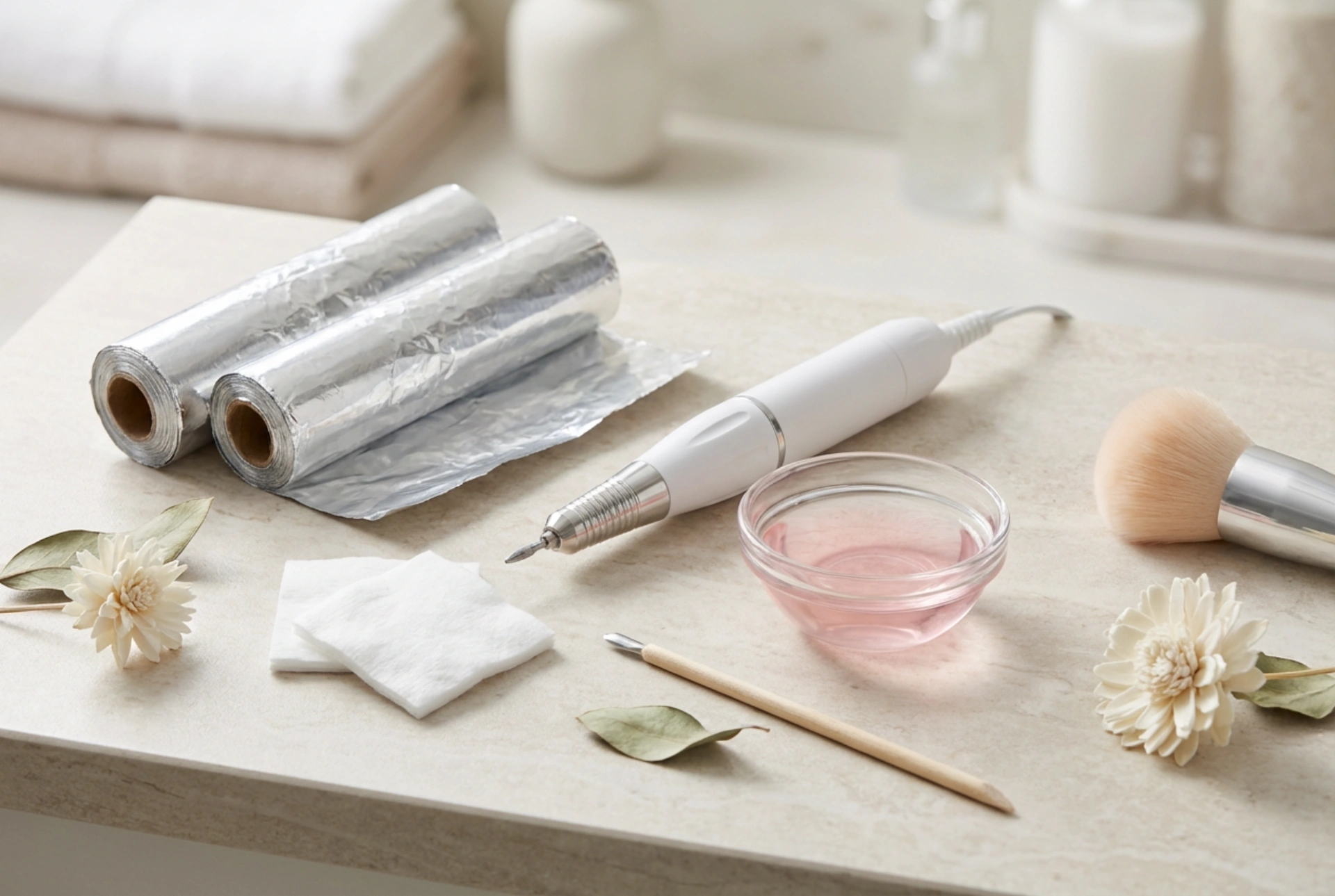 Retirar el esmalte semipermanente sin dañar las uñas: Método con papel de aluminio, torno y remojo