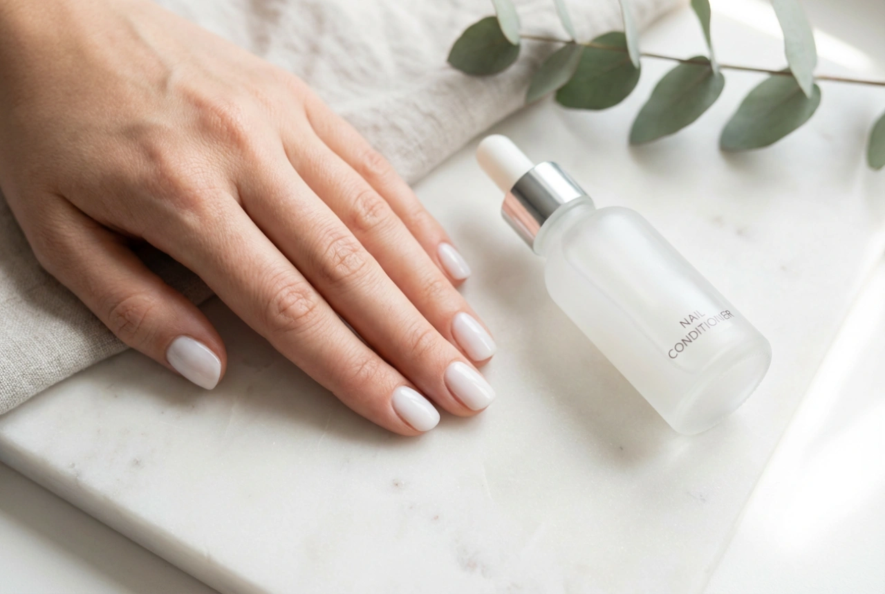 Acondicionador de uñas lechoso: unifica el color y consigue un look rápido y pulcro