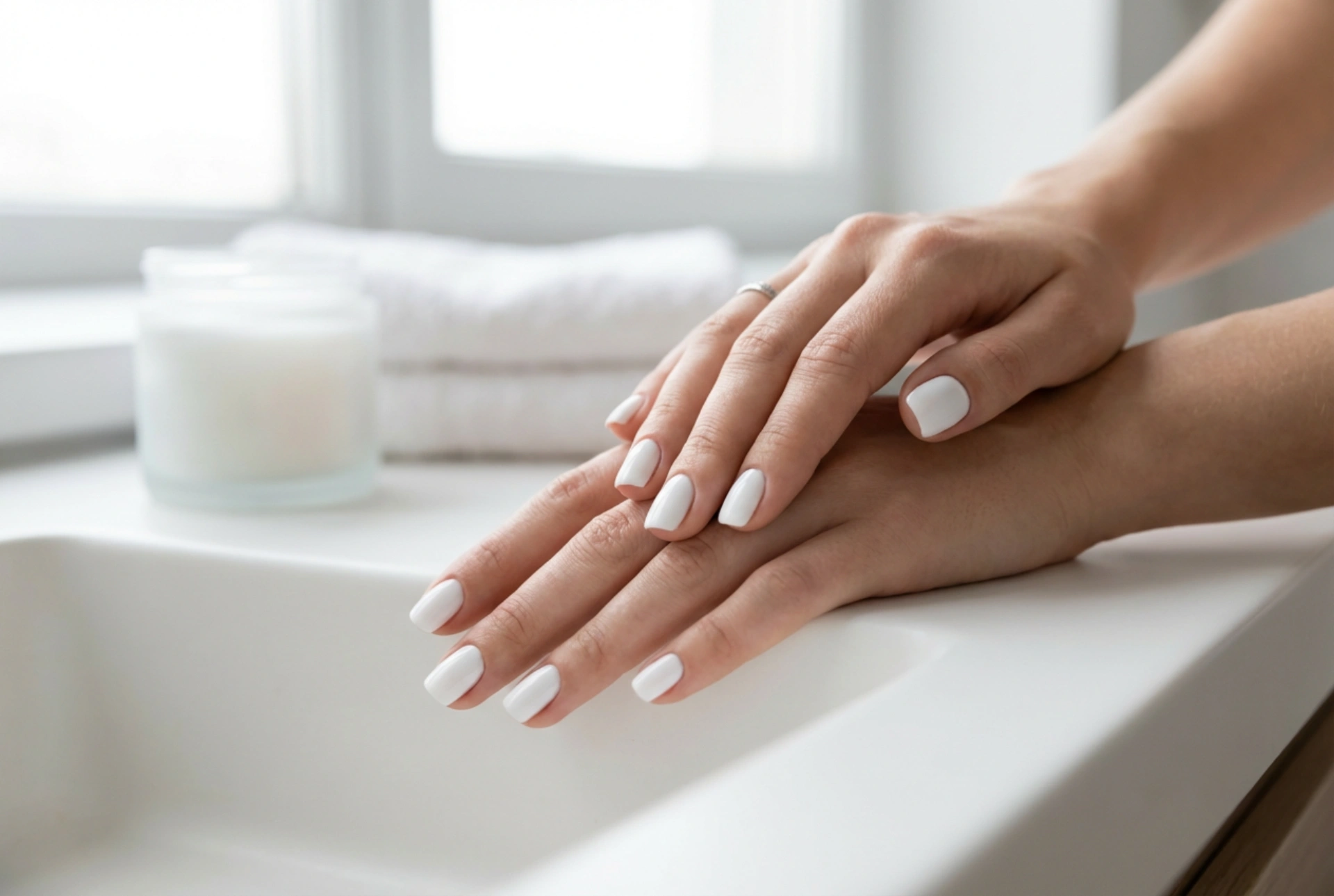 Esmalte de uñas semipermanente blanco sin rayas: trucos para una cobertura total y líneas limpias