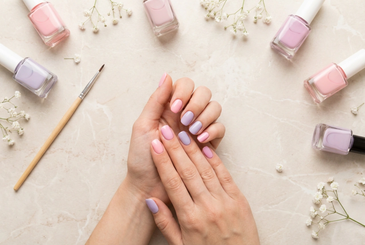 Manicura híbrida de primavera: colores de temporada, preparación y decoraciones