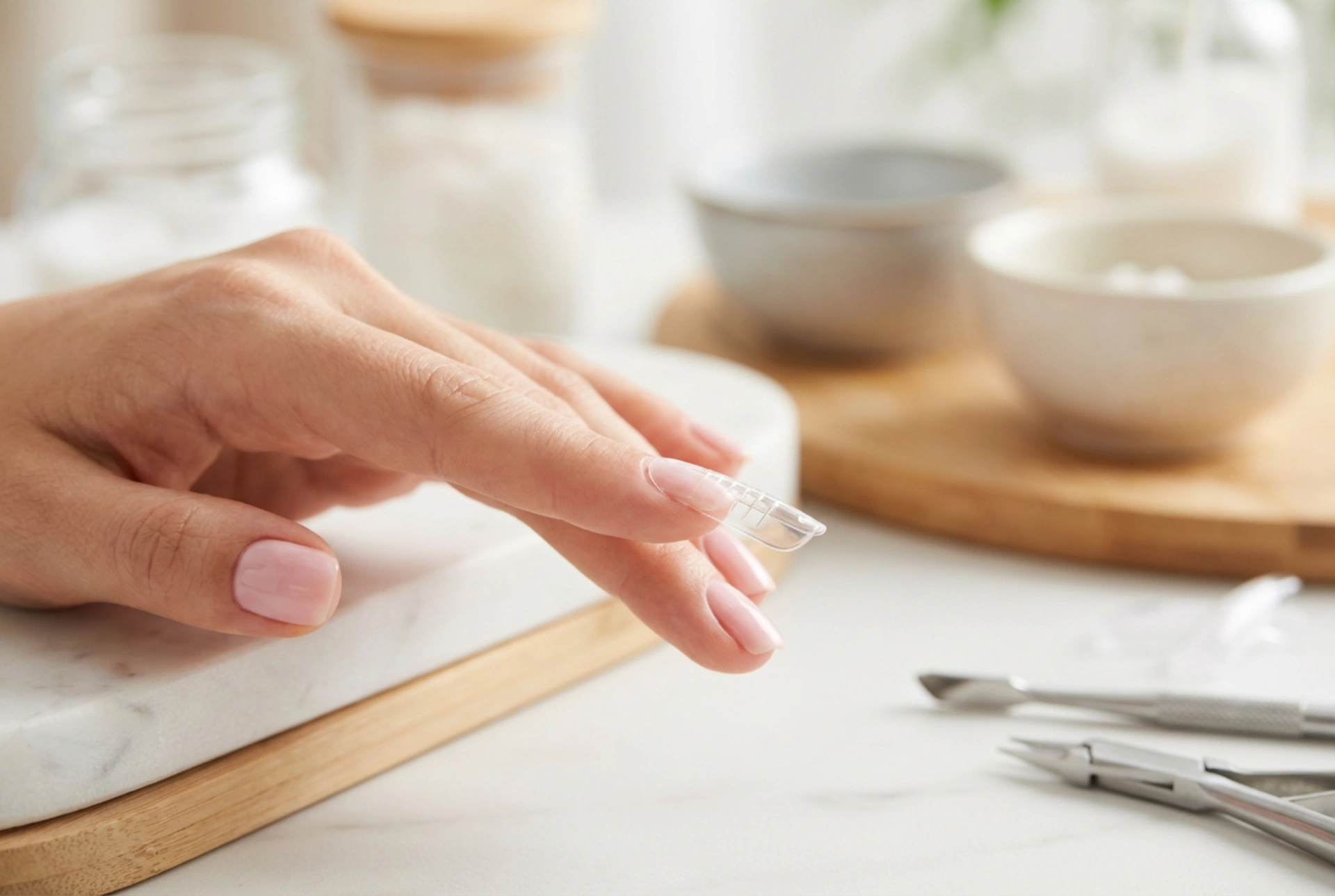 Moldes para extensión de uñas: ajuste, aplicación y retirada segura