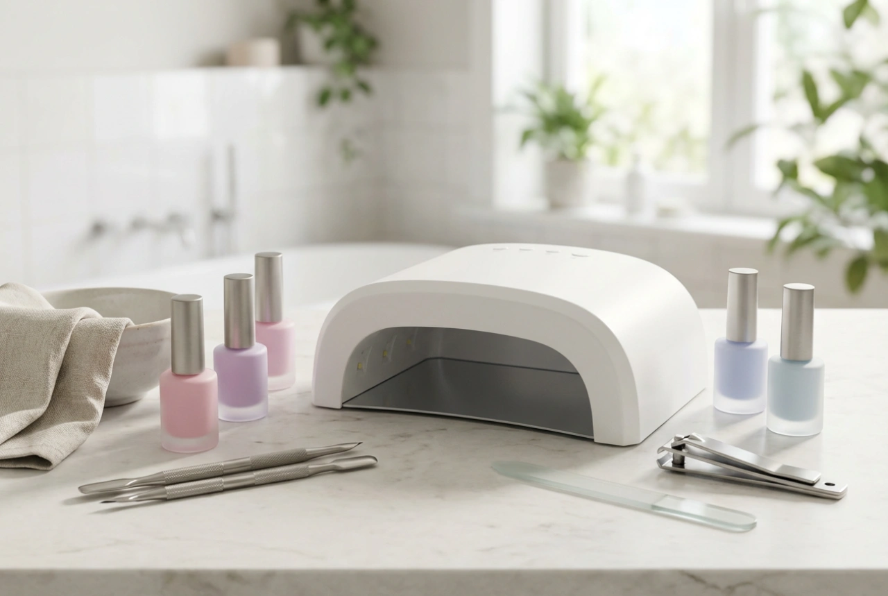 Lámparas UV para uñas: potencia, tiempo de curado y reglas de uso seguro