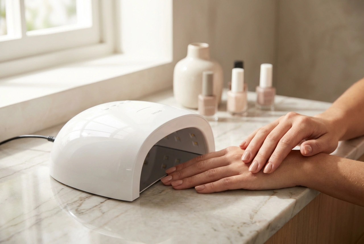 Lámpara UV para uñas: elección de la potencia, tiempos de curado y uso seguro