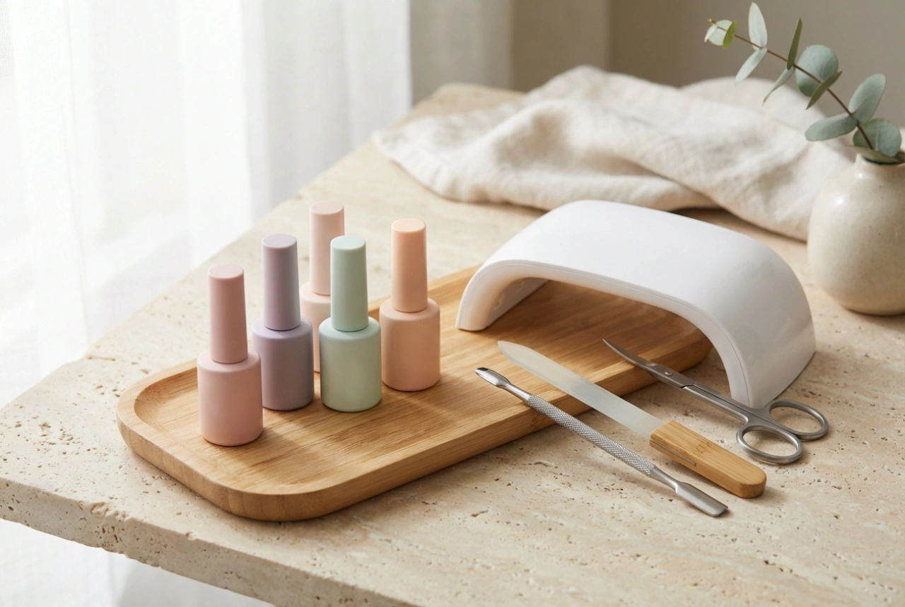 Kit de esmalte semipermanente para casa: productos indispensables, lámpara y paso a paso
