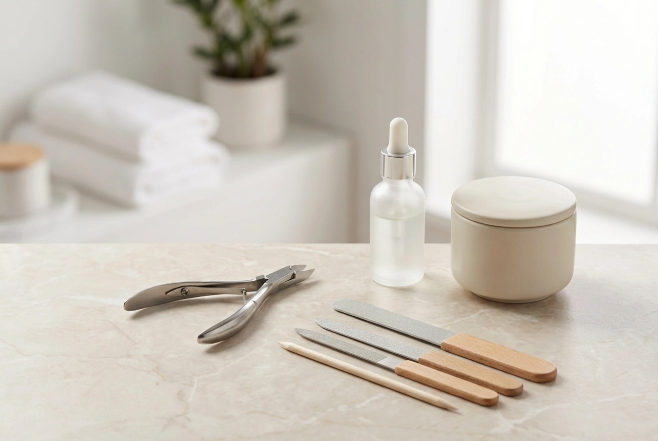 Kit de manicura en casa: herramientas básicas, desinfección y almacenamiento