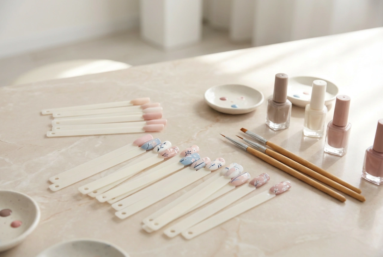 Uñas de práctica para decoración: cómo prepararlas, pintarlas y crear muestrarios