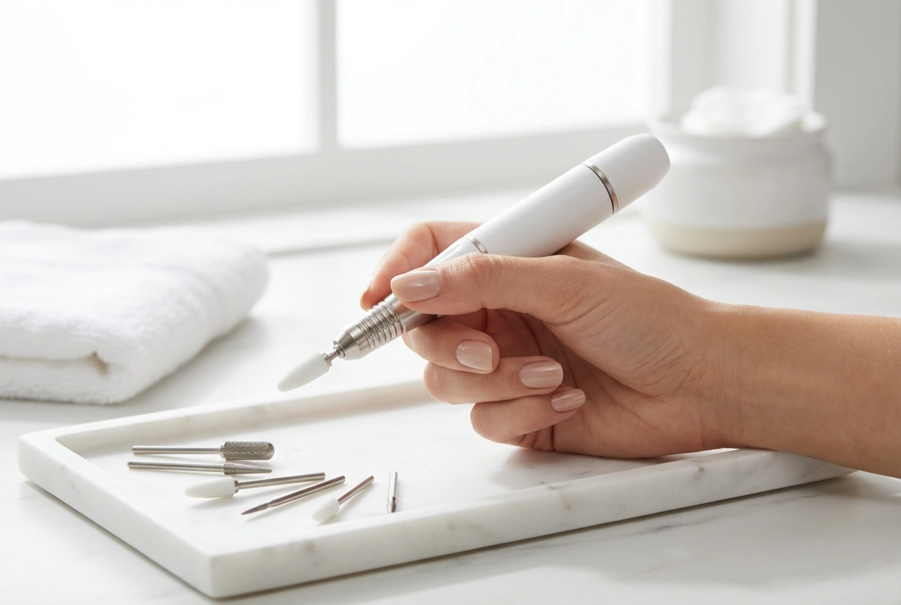 Torno para uñas: cómo usarlo de forma segura, rotaciones y fresas