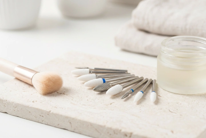 Fresas para torno de uñas: tipos, usos y cómo limpiarlas correctamente