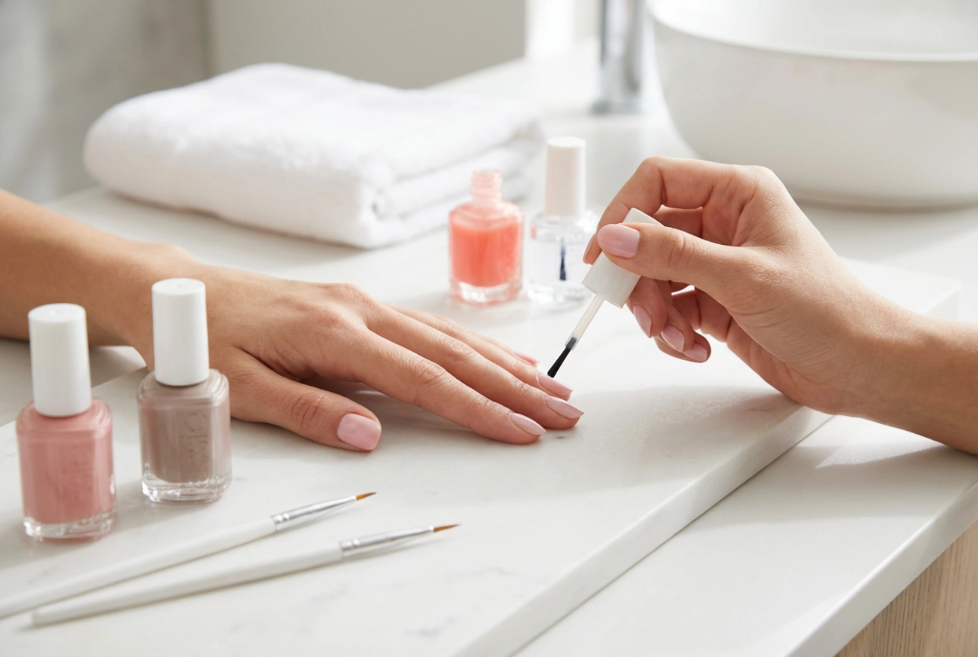 Kits de manicura sin lámpara: ingredientes y técnicas de aplicación