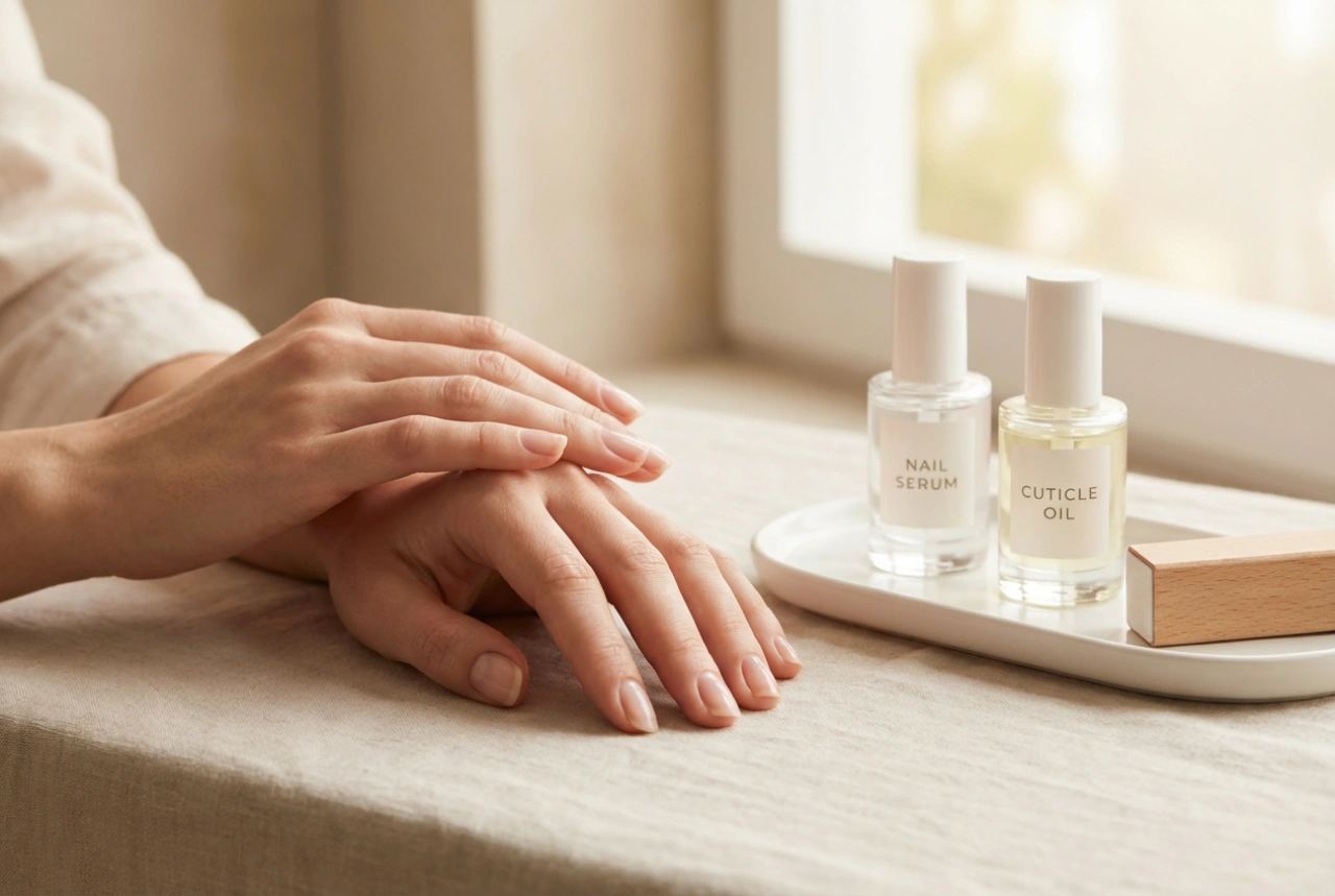Cuidado de las uñas de las manos: acondicionadores, aceites y pulido de la placa