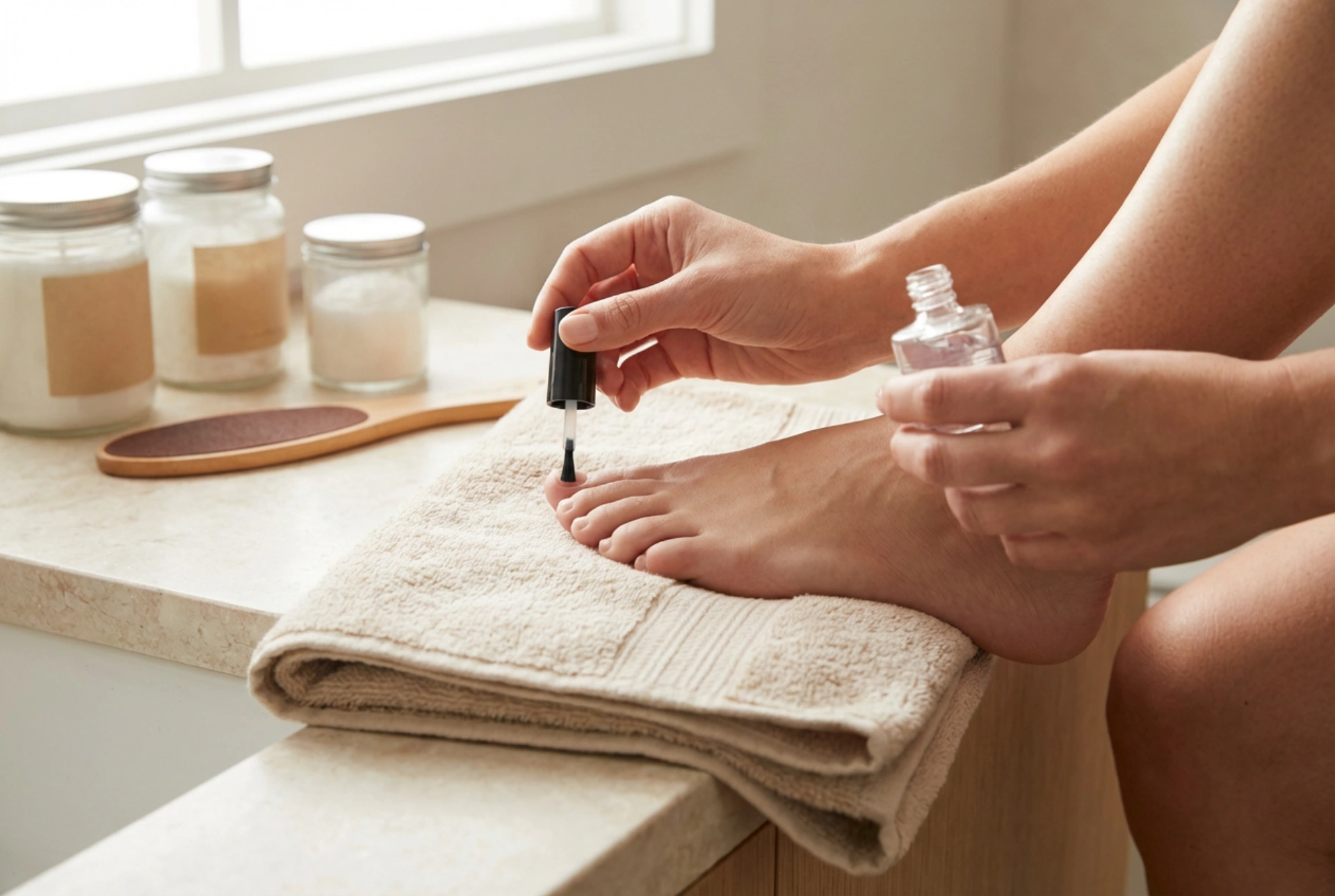 Pedicura de gel en casa: preparación de los pies, aplicación y fijación