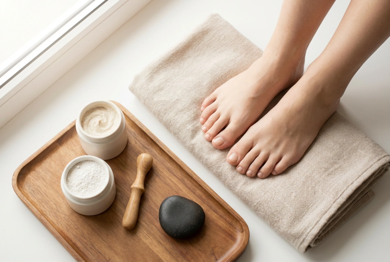 Pedicura japonesa en casa: guía paso a paso con pasta, polvo y masaje