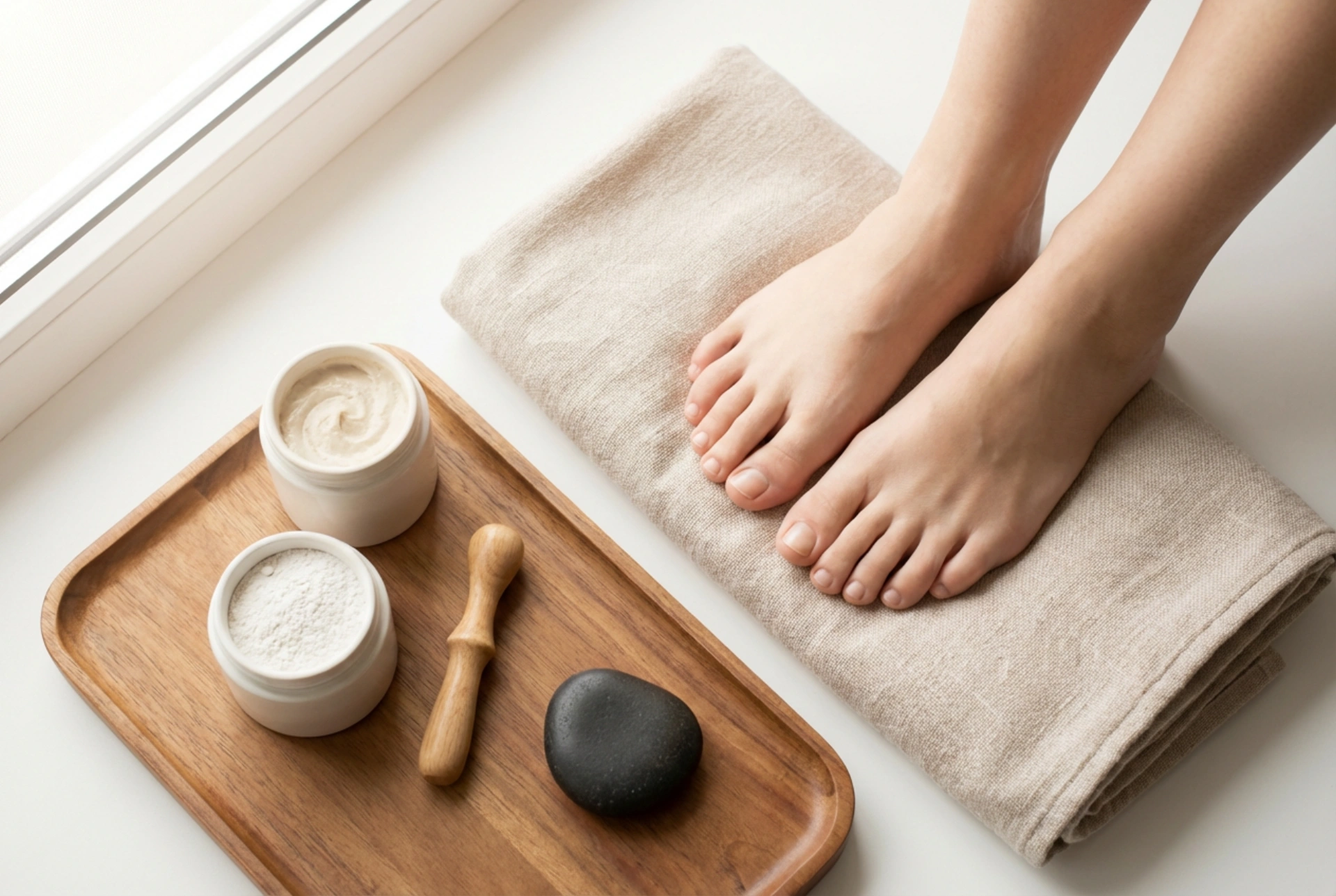 Pedicura japonesa en casa: guía paso a paso con pasta, polvo y masaje