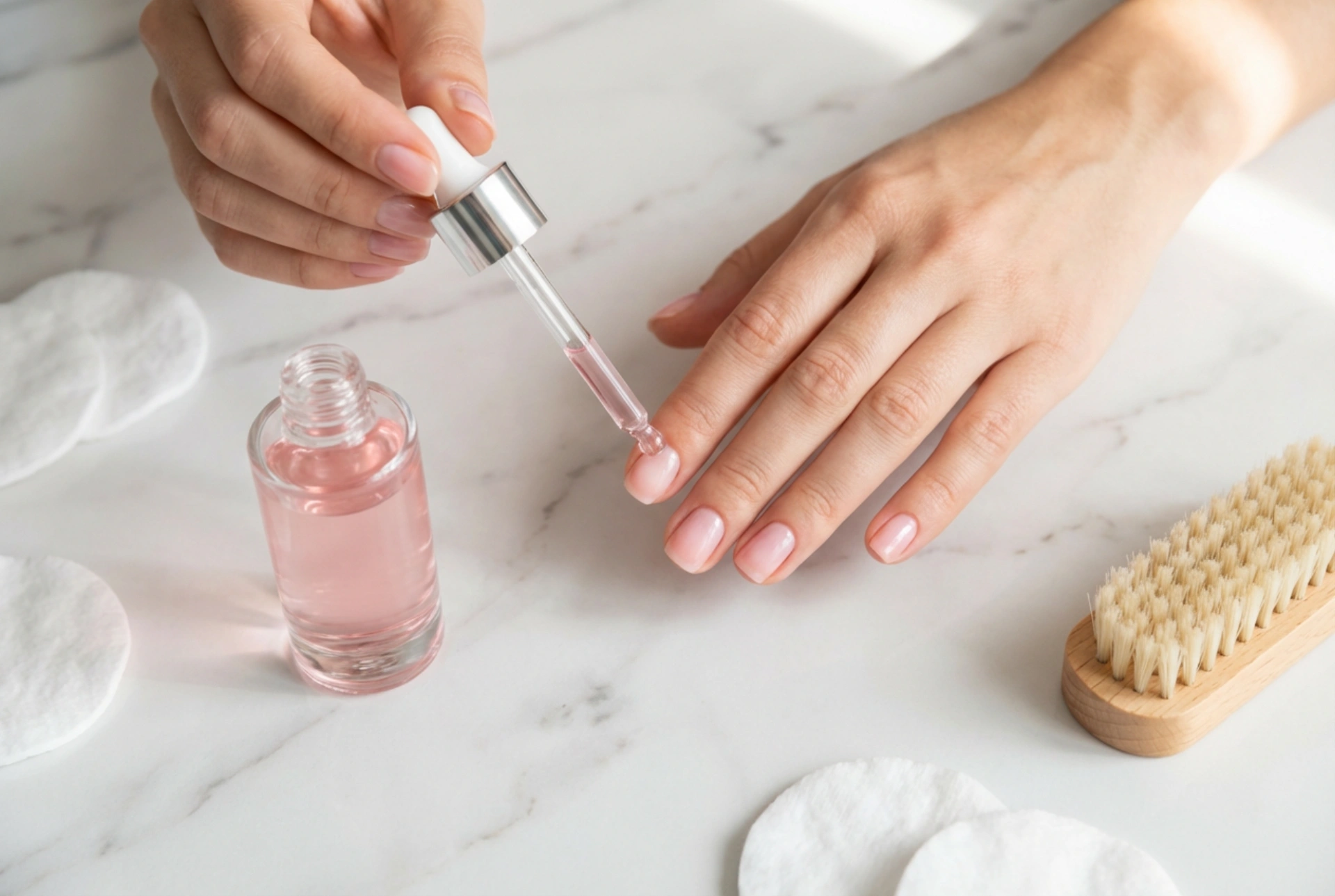Acondicionador de uñas rosa: cuándo funciona y cómo aplicarlo