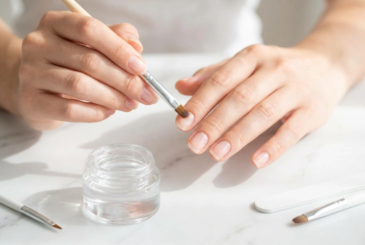 Base para uñas de gel en la práctica: preparación de la uña y aplicación
