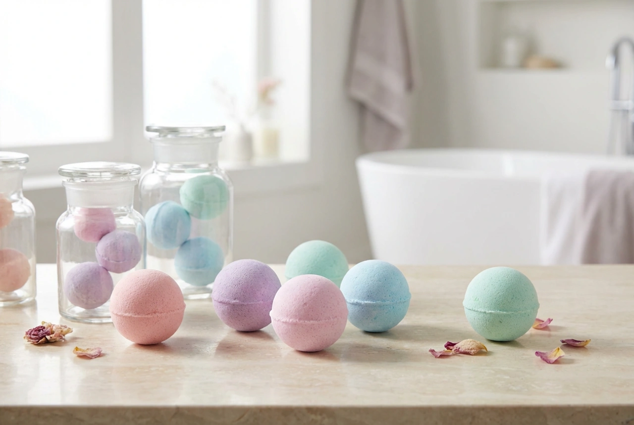 Bombas de baño DIY: cómo darles forma, secarlas y almacenarlas en casa