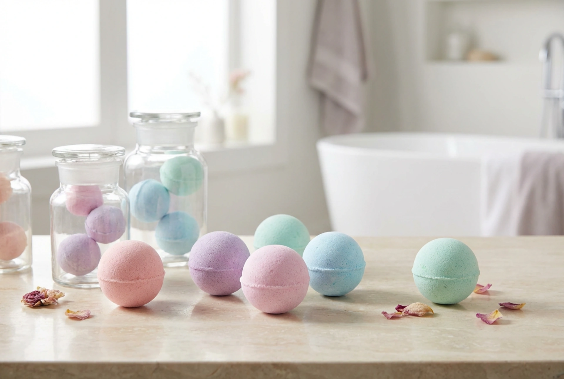 Bombas de baño DIY: cómo darles forma, secarlas y almacenarlas en casa