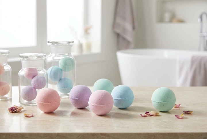 Bombas de baño DIY: cómo darles forma, secarlas y almacenarlas en casa