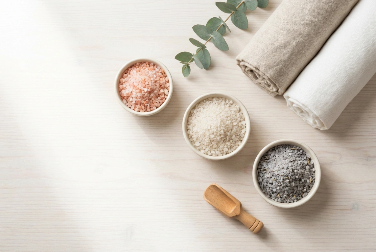 Sales de baño en el spa casero: cómo elegirlas y usarlas