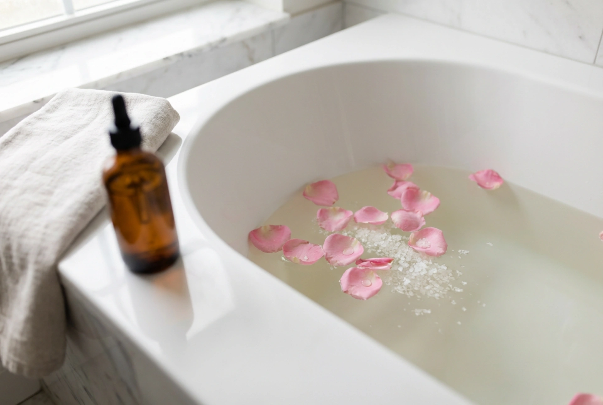 Baño relajante con sal: aditivos aromáticos y ritual