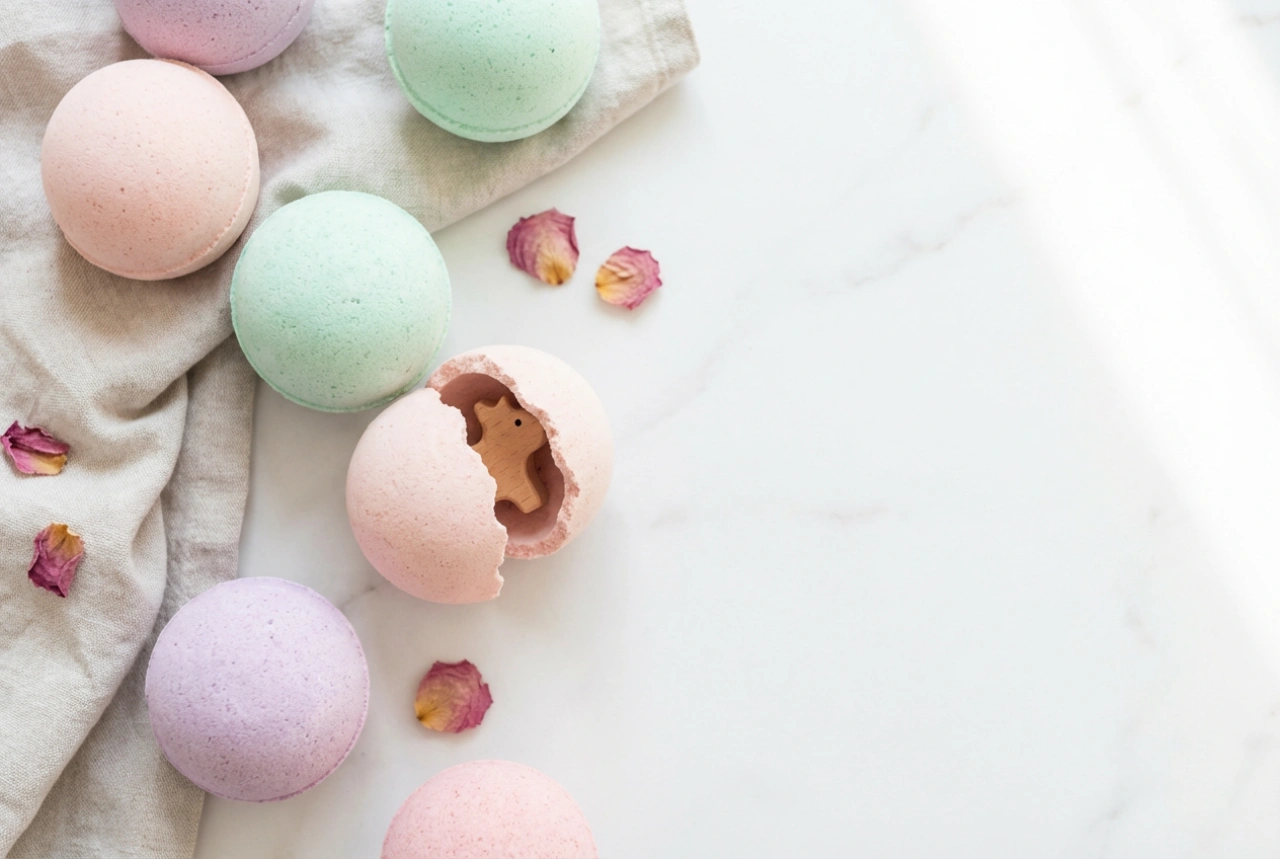 Bombas de baño con juguete: cómo crear una sorpresa espectacular en casa