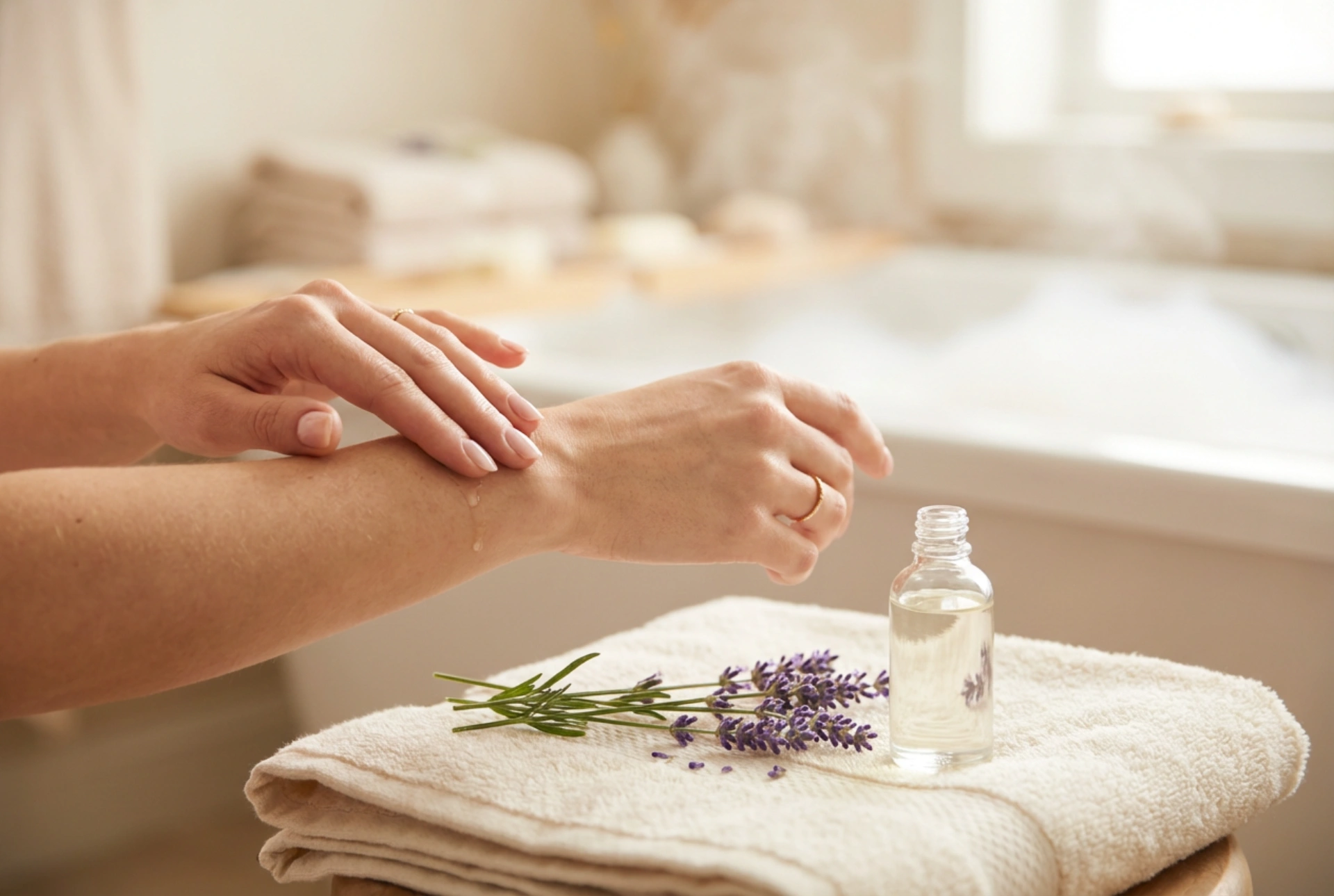 Aceite de lavanda: usos en el baño relajante y el masaje