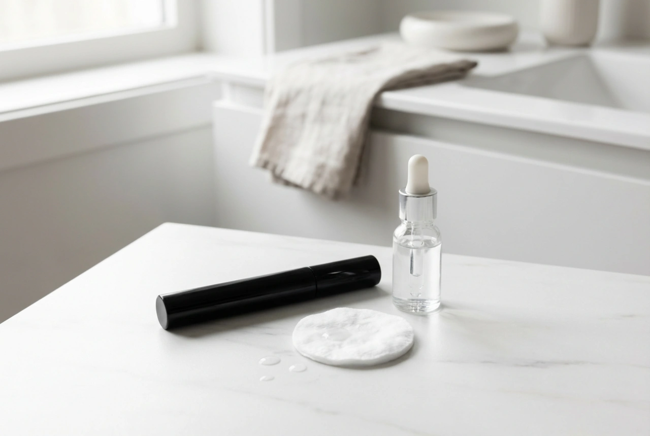 Máscara de pestañas resistente al agua: aplicación, desmaquillado y uso diario