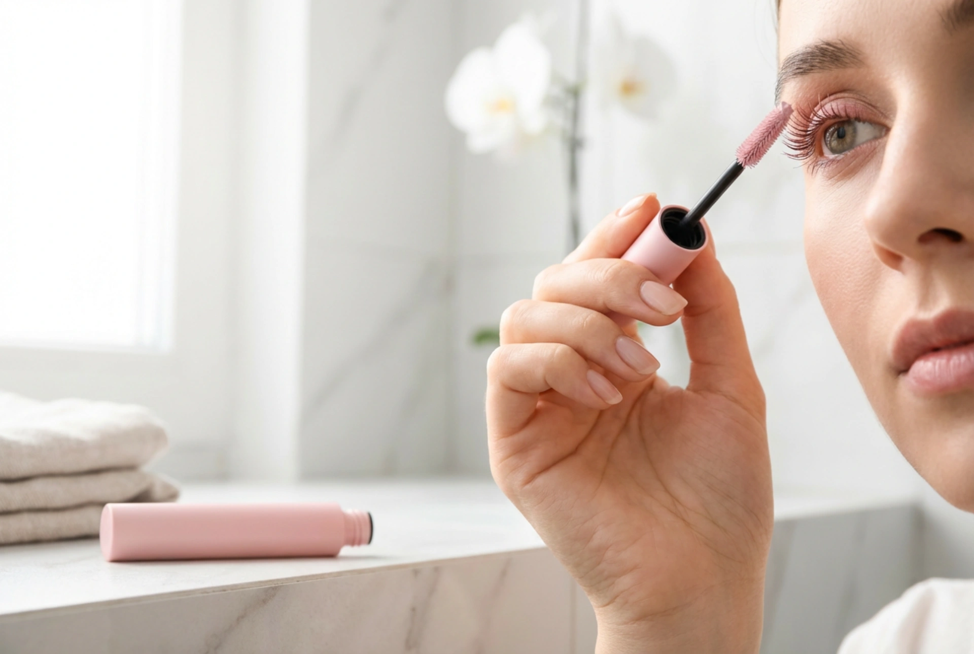 Máscara de pestañas rosa: cuándo funciona, con qué combinarla y cómo construir la intensidad