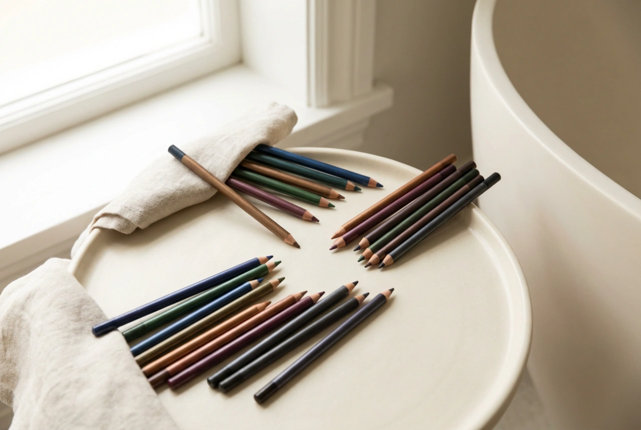 Lápices de ojos de colores: combinaciones armoniosas de color y aplicaciones duraderas