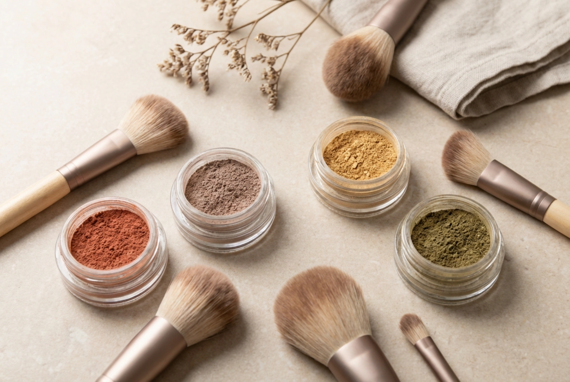 Sombras de ojos minerales: ventajas de la fórmula y métodos de aplicación