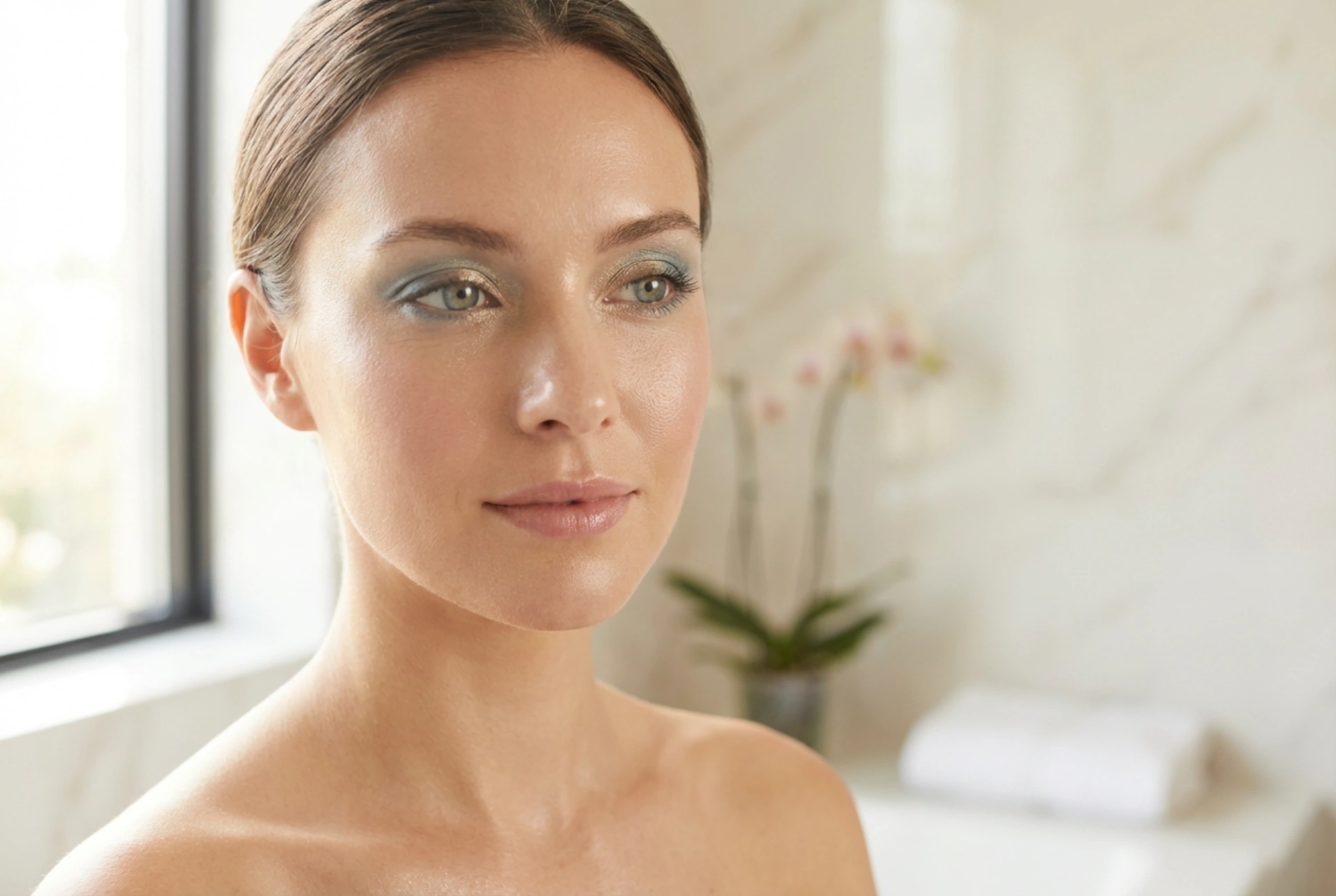 Maquillaje delicado para ojos azules: ligereza, luz y durabilidad