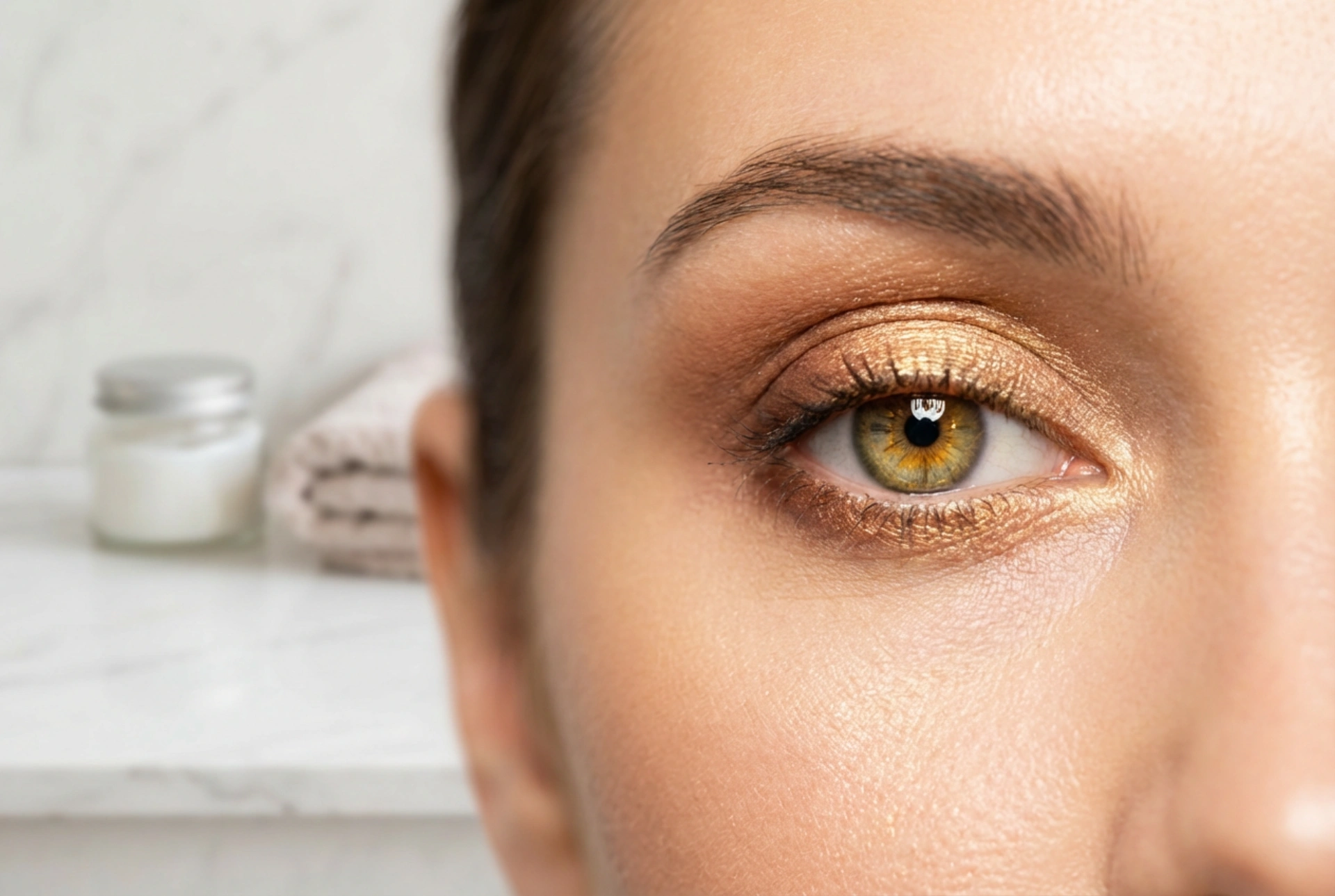Maquillaje para ojos avellana: tonos que resaltan los destellos dorados