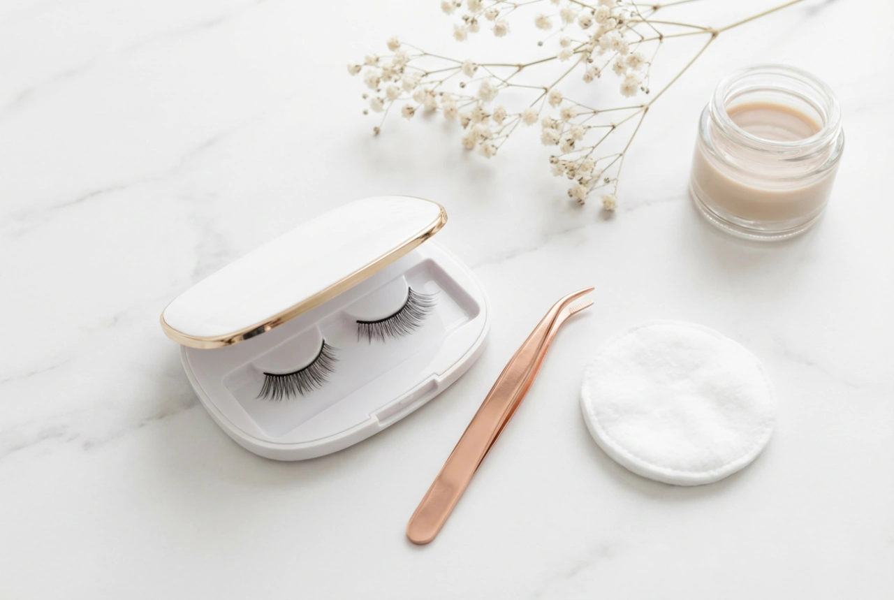 Pestañas magnéticas sin delineador: aplicación, ajuste y cuidado