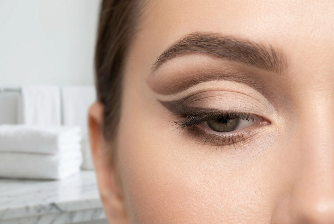 Maquillaje cut crease: preparación del párpado, sombras y acabado