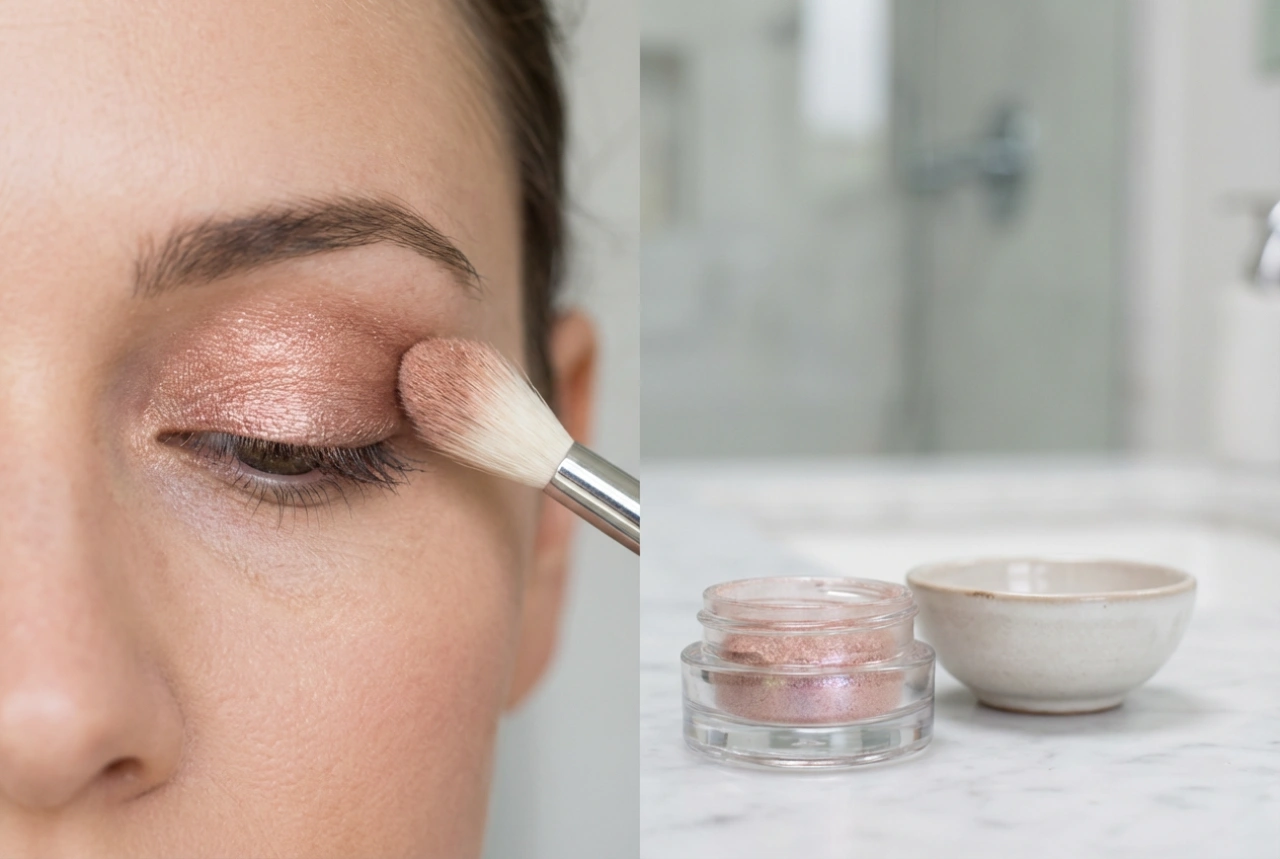 Sombra de ojos en polvo suelto: cómo aplicarla sin residuos y lograr un difuminado duradero