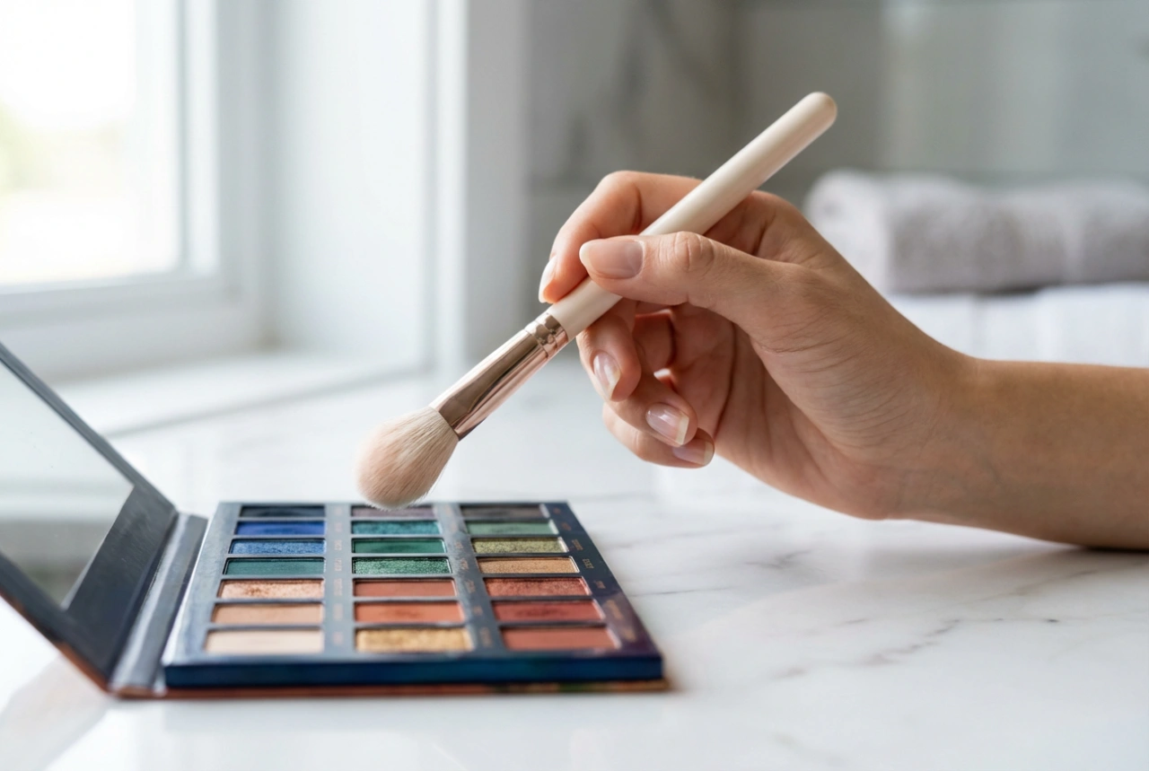 Paleta de sombras de colores: cómo diseñar maquillajes y evitar manchas