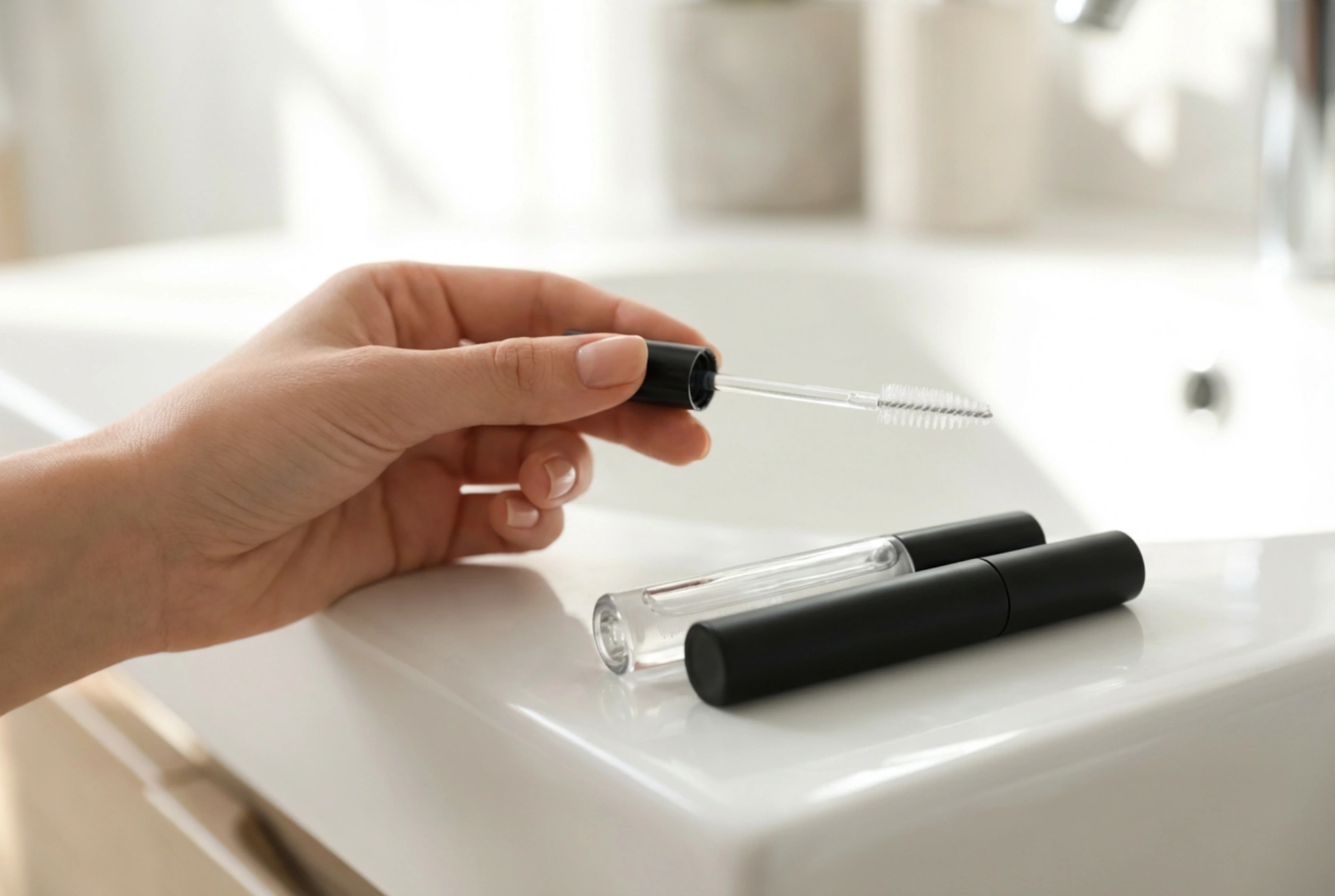 Gel de pestañas transparente y negro: uso y técnicas de aplicación