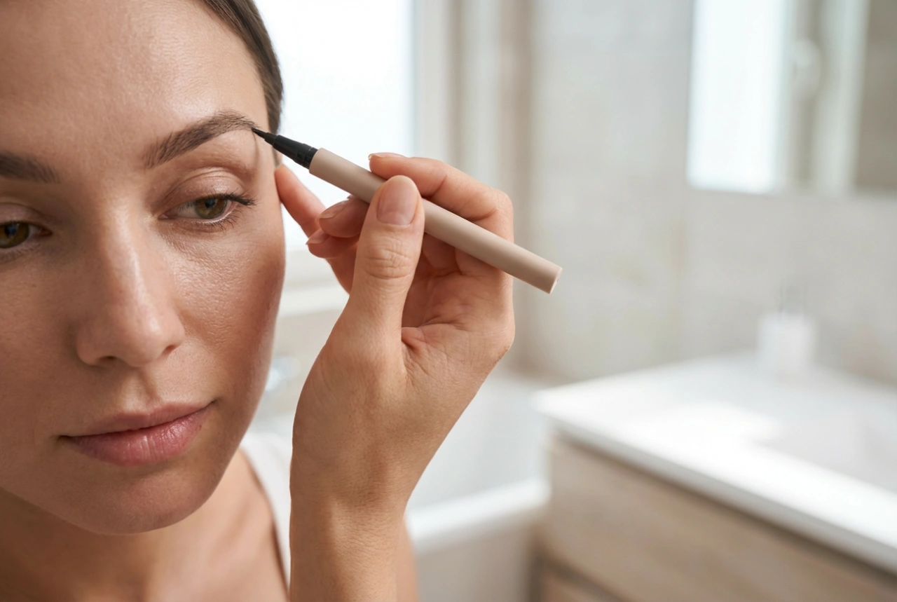 Rotuladores para cejas: cómo dibujar vellos y espesar el arco ópticamente