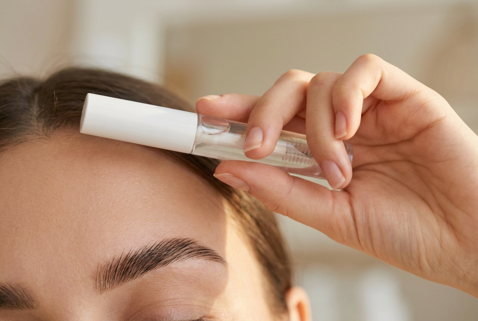 Gel de cejas de fijación fuerte: definición y control sin acartonar