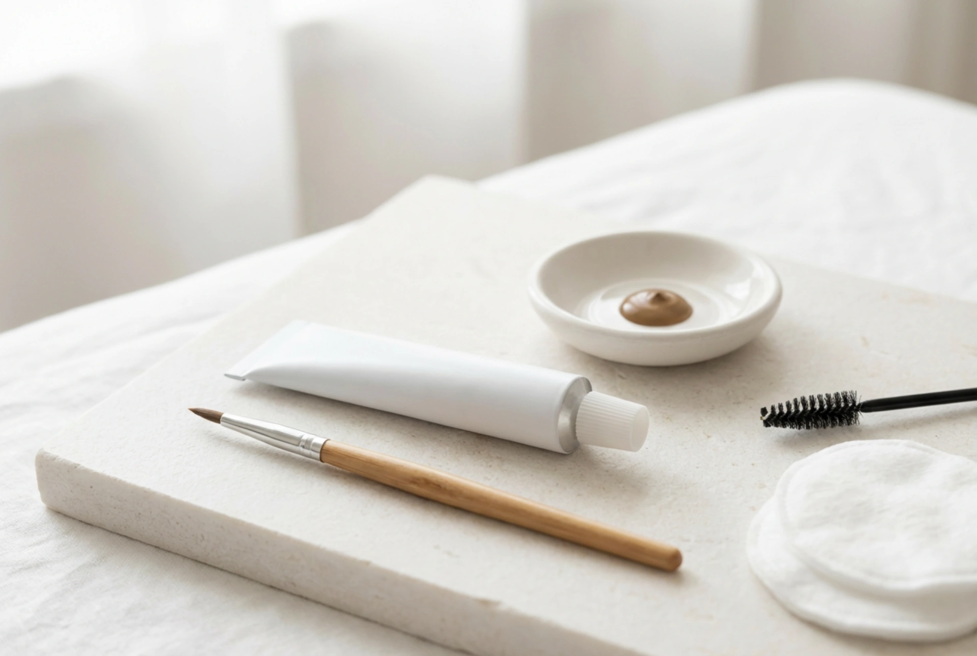 Tinte para cejas: coloración a prueba de manchas y uniforme
