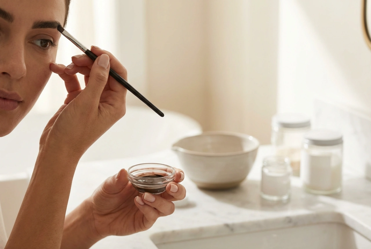 Tinte de cejas en casa: preparación, aplicación y cuidado