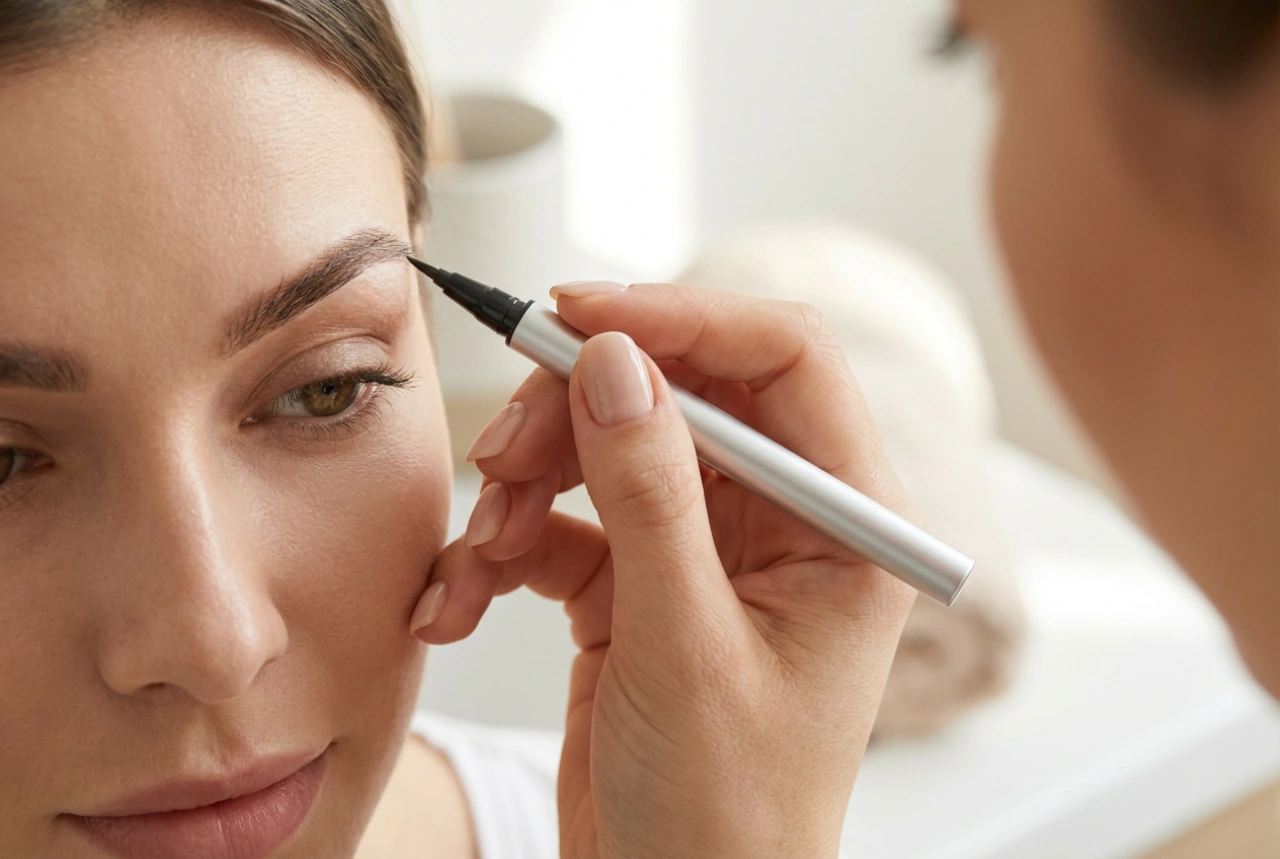 Rotulador de cejas: cómo rellenar huecos con precisión paso a paso