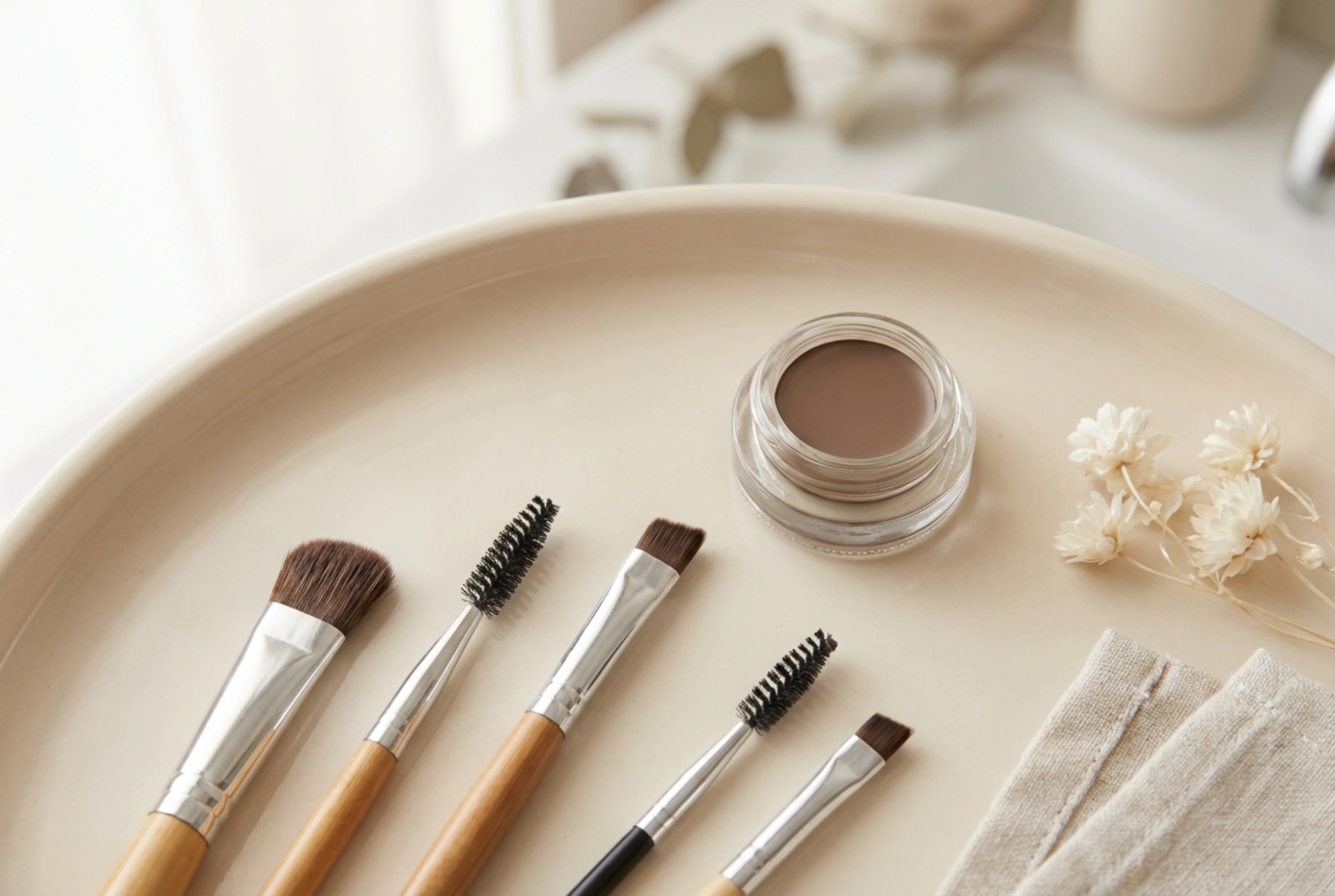 Brochas y accesorios para cejas: selección, técnicas y cuidado