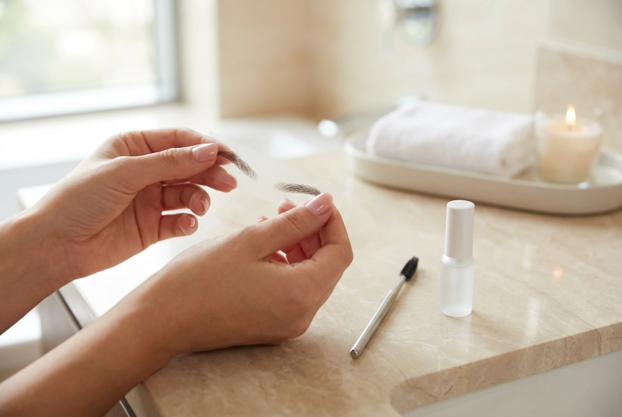 Cejas adhesivas: cómo ajustar la forma y aplicarlas de forma duradera