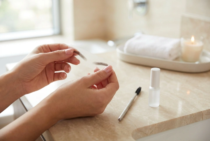 Cejas adhesivas: cómo ajustar la forma y aplicarlas de forma duradera